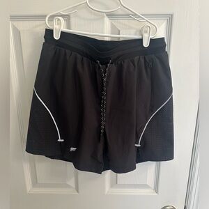 Fabletics Men’s Black Running Athletic Shorts Lined Size Medium